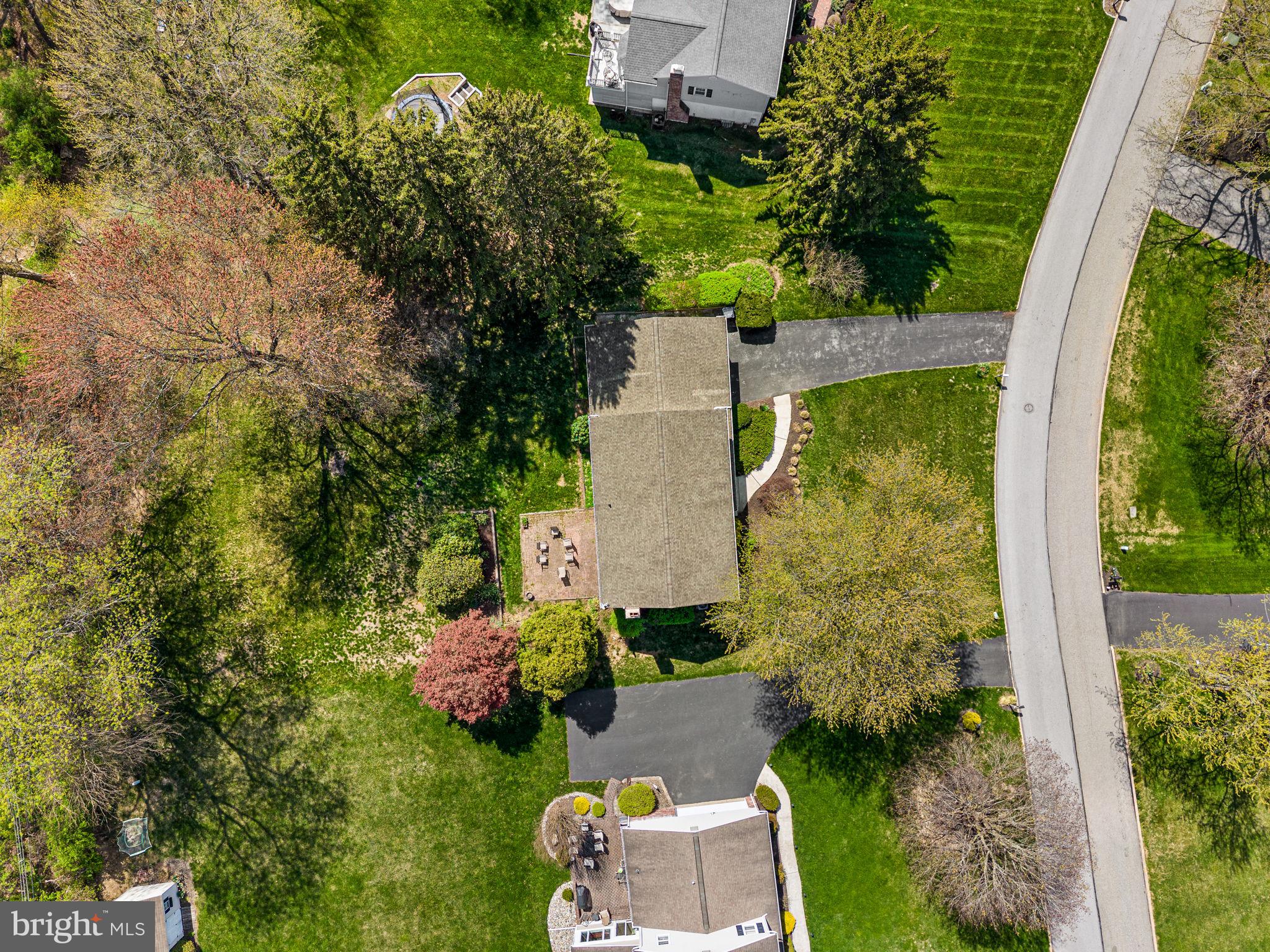 1231 Gail Road West Chester, PA 19380 - Photo 43 of 49 an aerial view of a house with a yard