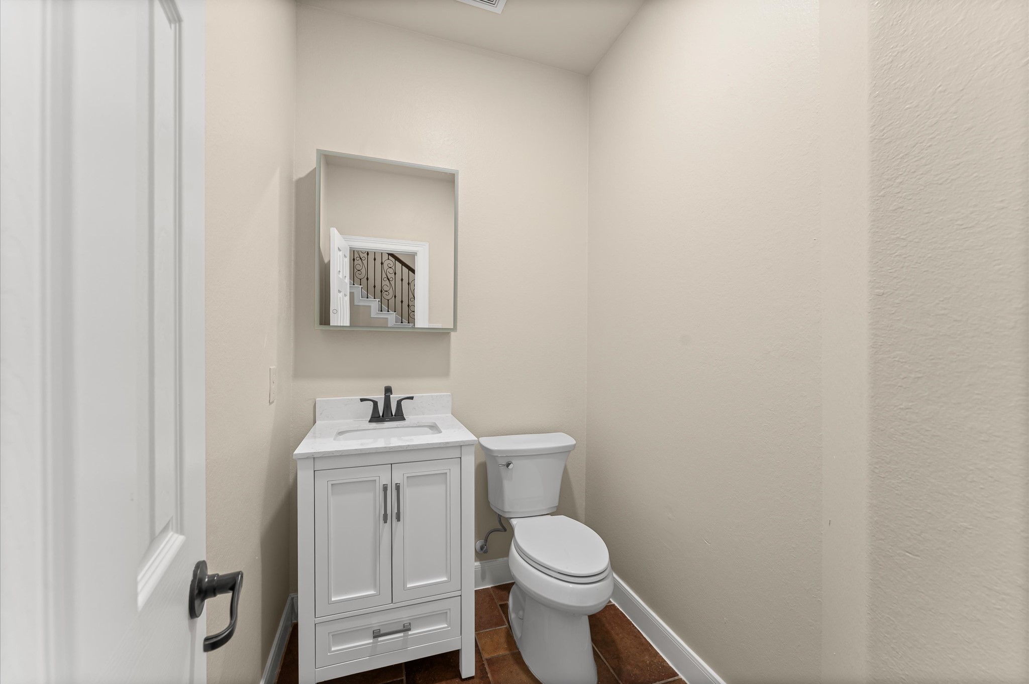 7 North Beech Springs Circle Spring, TX 77389 - Photo 19 of 50 a bathroom with a sink toilet and a mirror