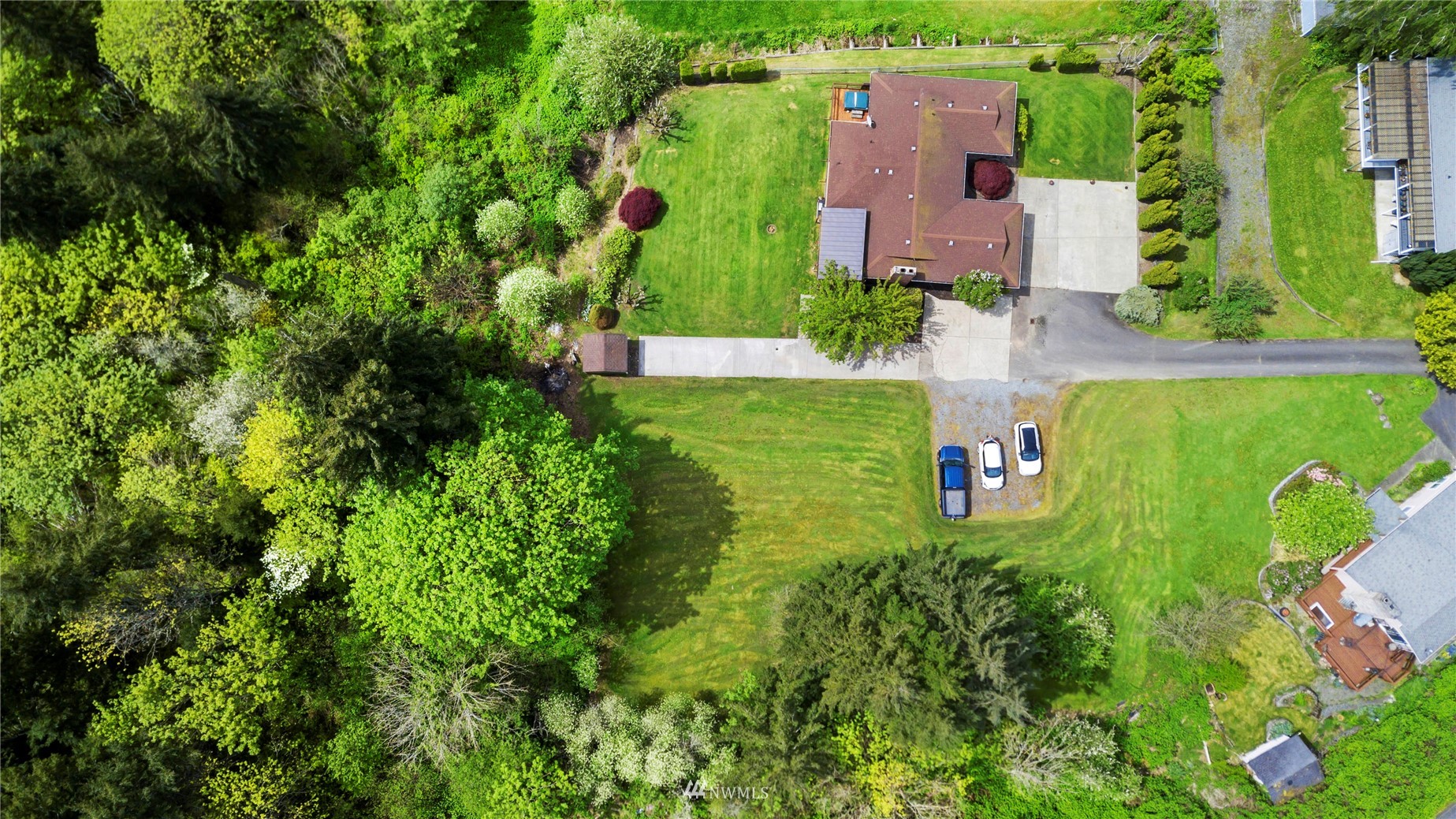 11306 Karshner Road East Edgewood, WA 98372 - Photo 31 of 31 an aerial view of a house