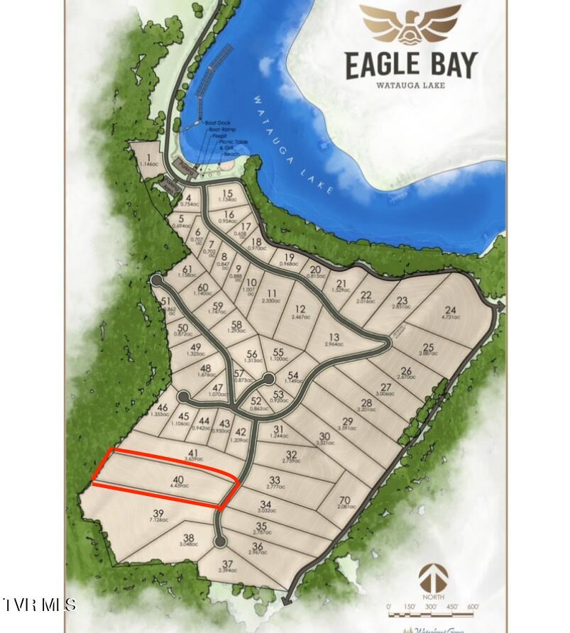 Lot 40 Cowan Town Road, Unit 40 Butler, TN 37640 - Photo 8 of 117 Eagle Bay Lot 40 Plat