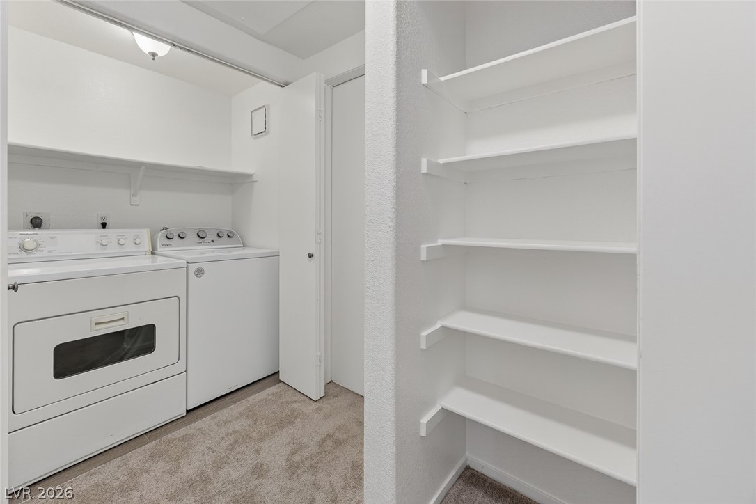 2201 Ramsgate Drive, Unit 117 Henderson, NV 89074 - Photo 27 of 31 laundry closet and linen closet