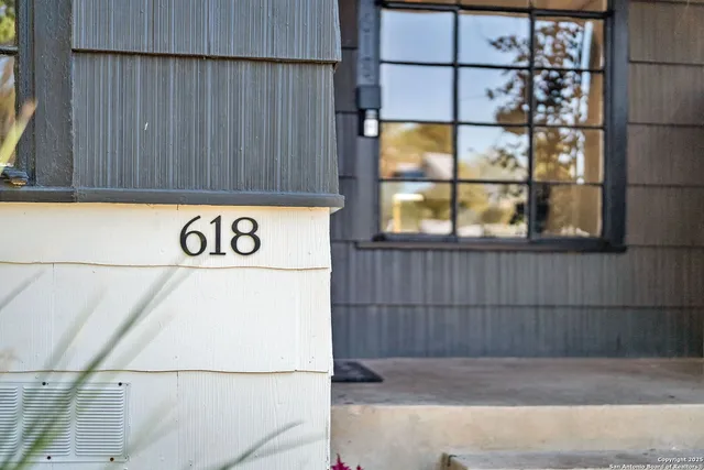 a view of front door