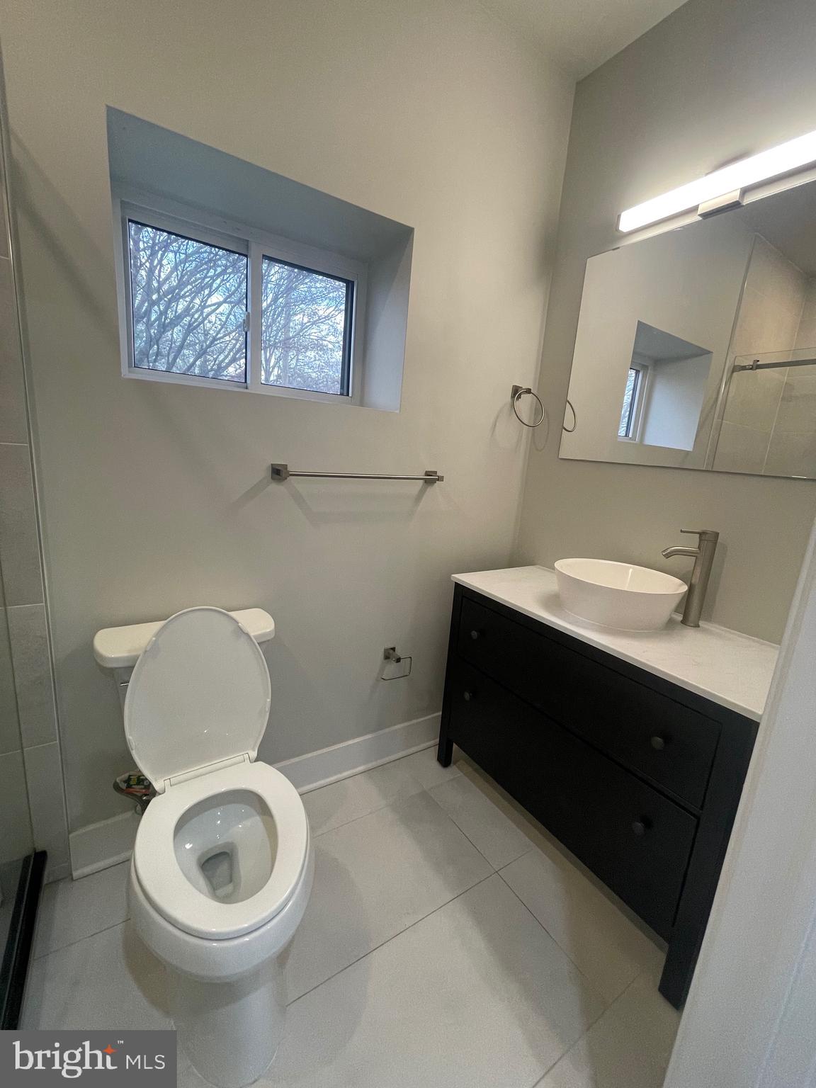 8618 Jones Mill Road Chevy Chase, MD 20815 - Photo 16 of 52 a bathroom with a sink toilet and mirror