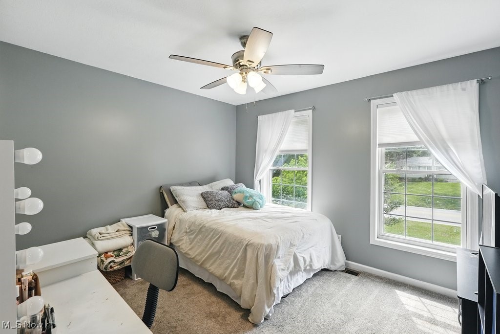 3385 Marsh Road Stow, OH 44224 - Photo 23 of 30 Bedroom with carpet flooring, multiple windows, and baseboards