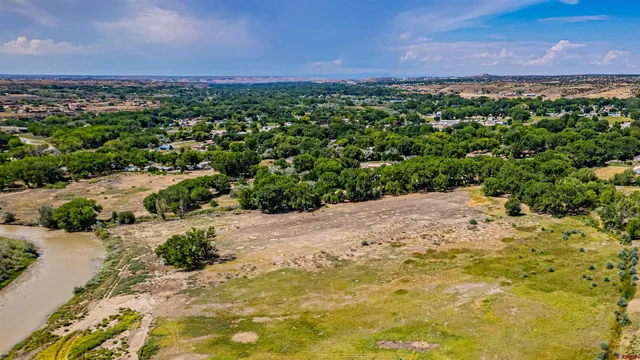 a view of a road with a yard