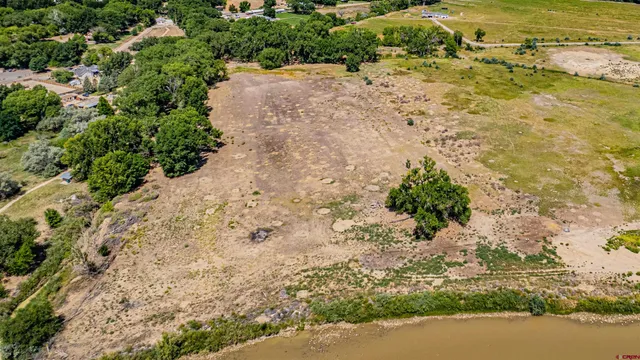 a view of a beach with a yard