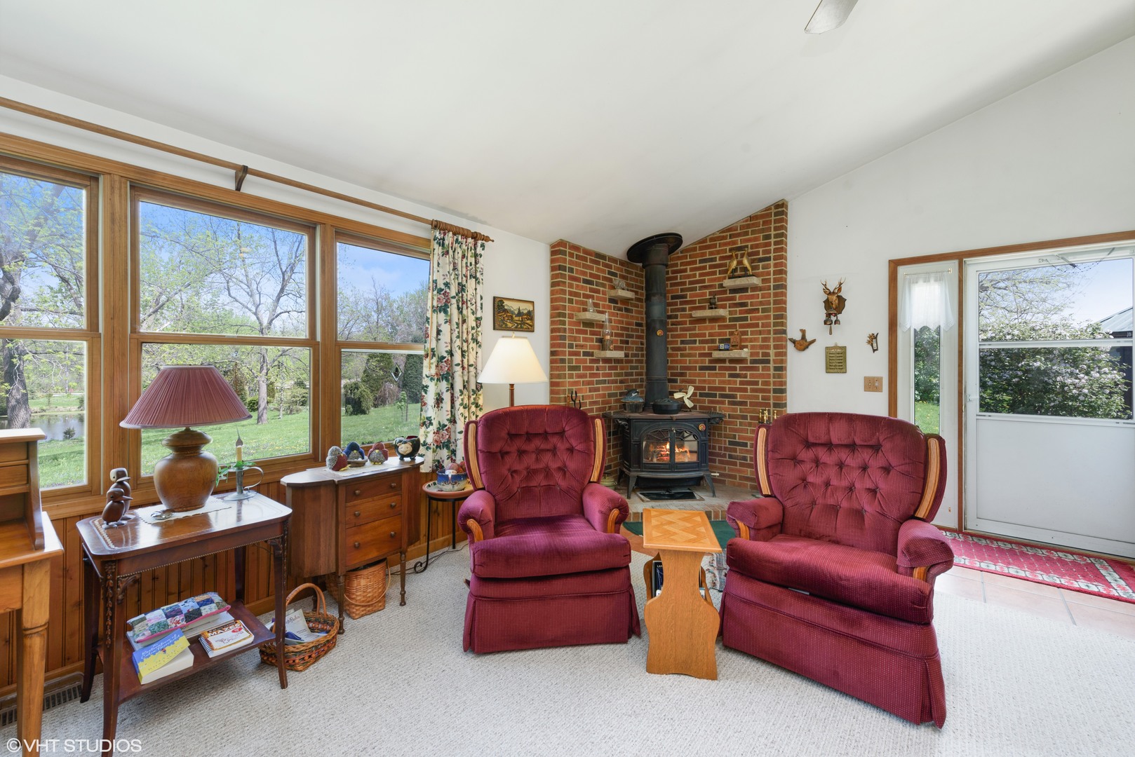 37W793 Binnie Road Dundee, IL 60118 - Photo 16 of 34 a living room with furniture and a floor to ceiling window