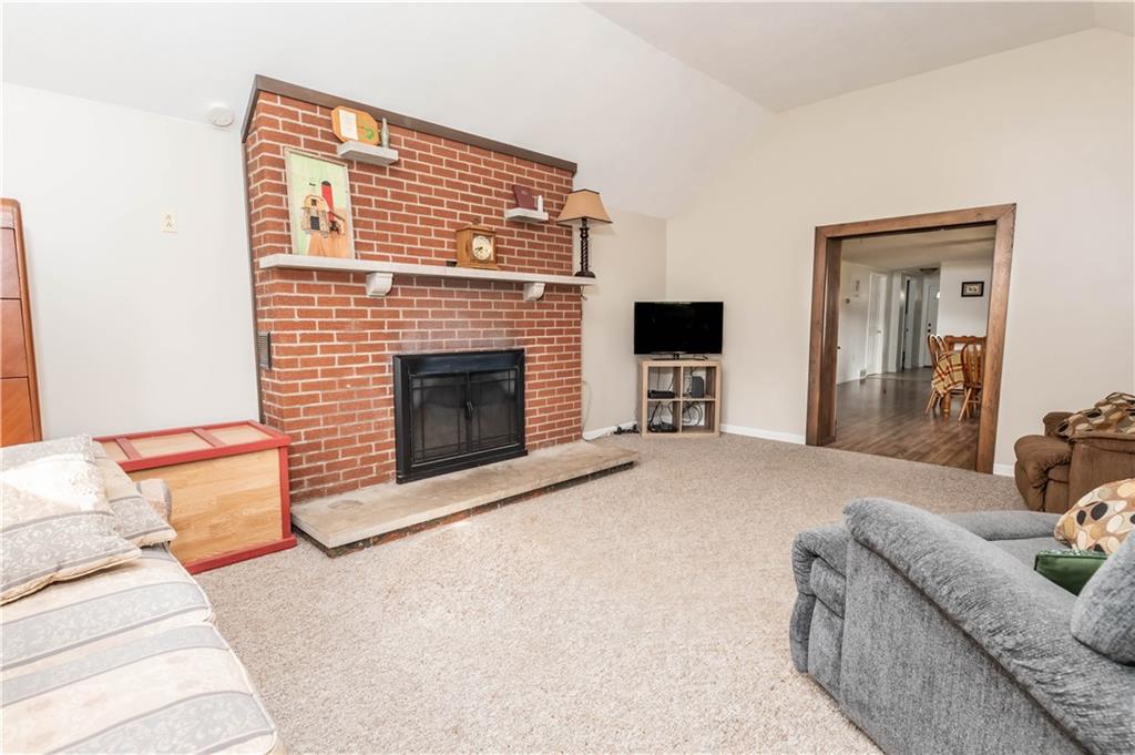 64 North Ridge Road Shelocta, PA 15774 - Photo 15 of 25 a living room with furniture and a fireplace