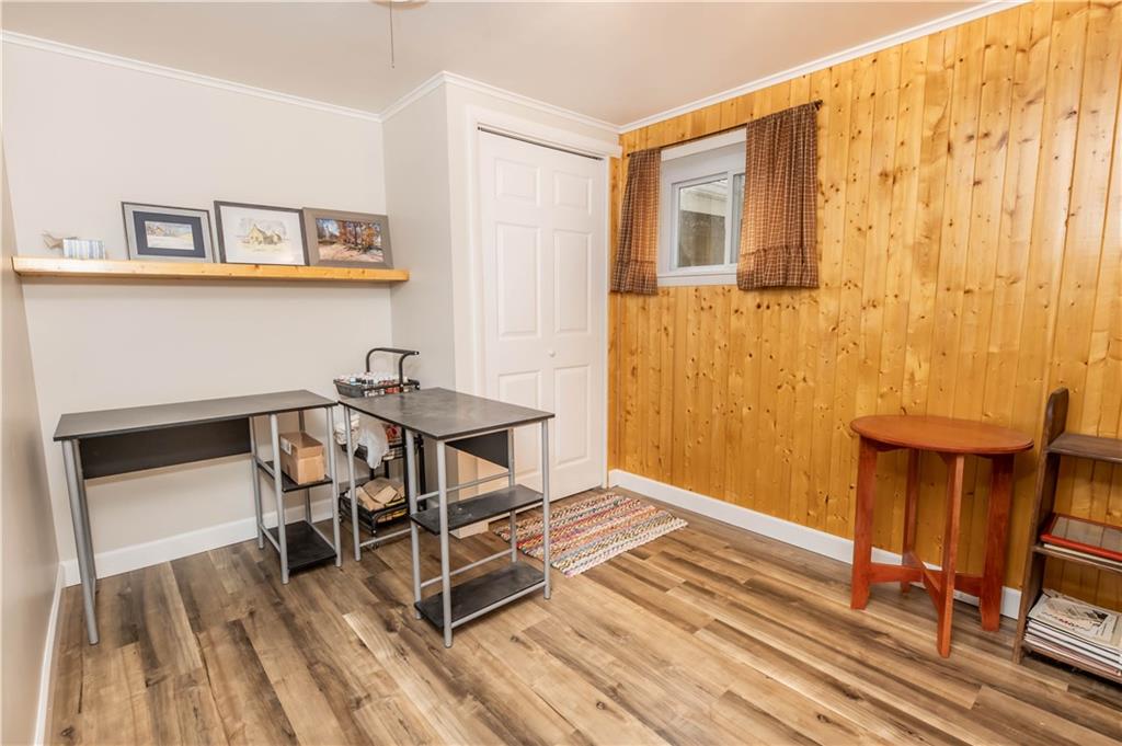 64 North Ridge Road Shelocta, PA 15774 - Photo 22 of 25 a workspace room with furniture and wooden floor