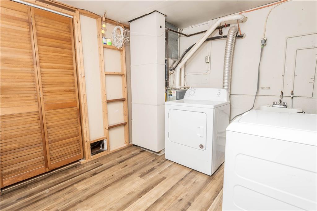 64 North Ridge Road Shelocta, PA 15774 - Photo 23 of 25 a view of a storage & utility room with washer and dryer