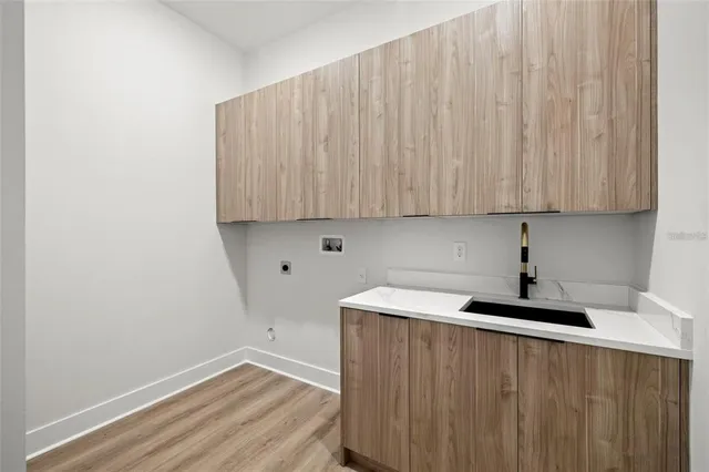 a view of closet and utility room