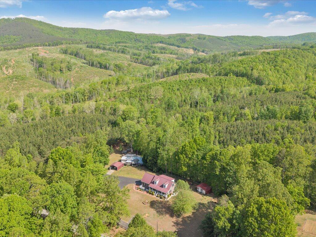 3475 Blue Knob Road Martinsville, VA 24112 - Photo 68 of 80 a aerial view of residential houses with outdoor space and trees all around