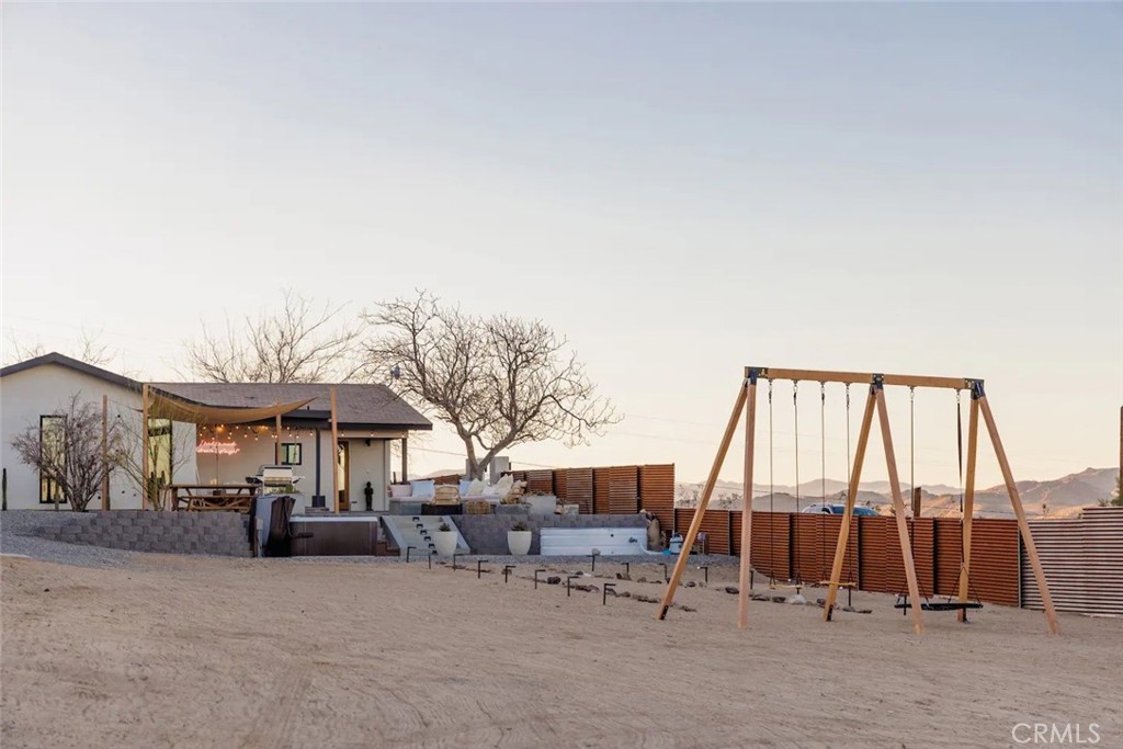 6979 White Feather Road Joshua Tree, CA 92252 - Photo 10 of 44 a view of outdoor space yard and patio