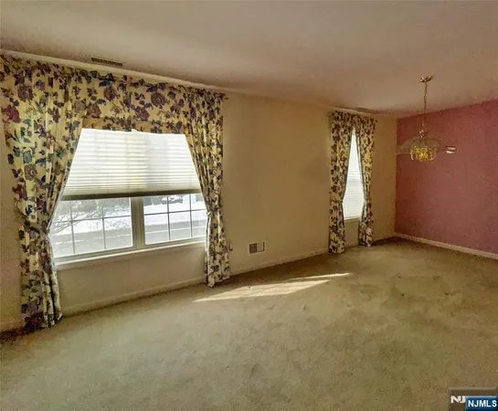 a view of a room with storage