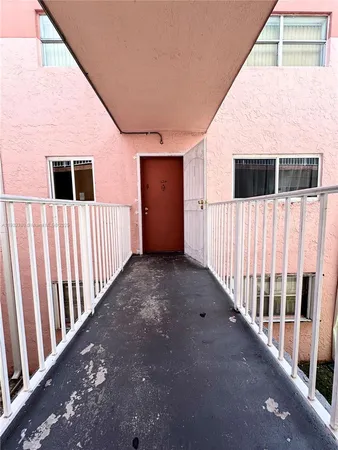 a view of a porch