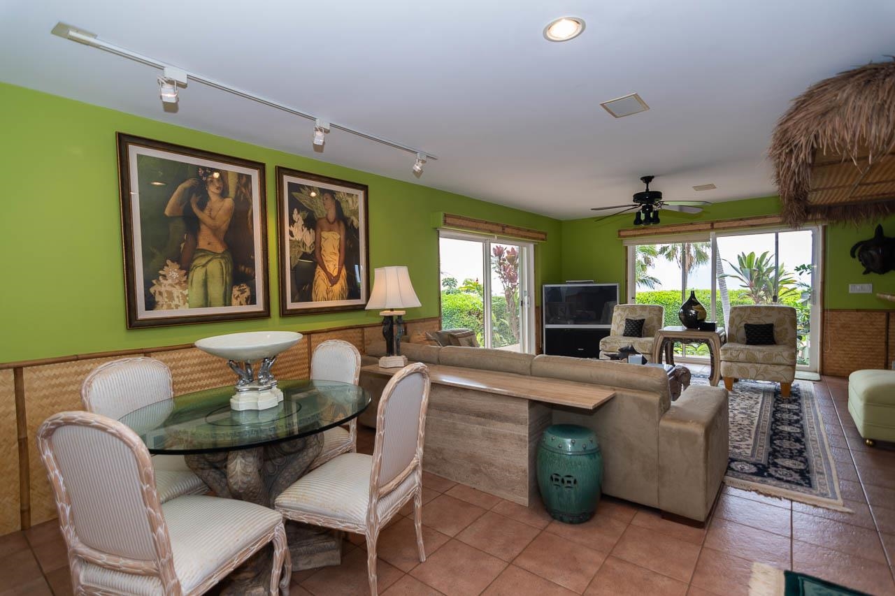 3051 Omaopio Road Kula, HI 96790 - Photo 41 of 50 Lower level family room near pool