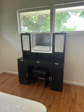 a bathroom with a sink and a vanity