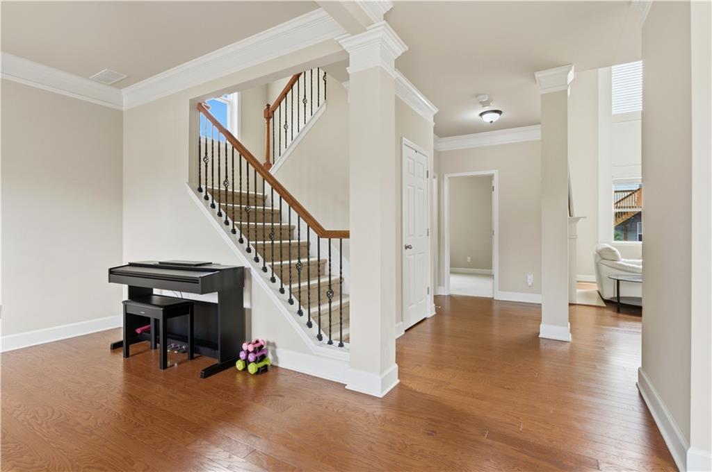 2572 Larson Creek Way Northwest Duluth, GA 30097 - Photo 10 of 50 a view of a hallway with seating and dining area