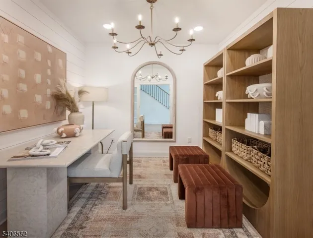 a view of a kitchen with workspace and a window