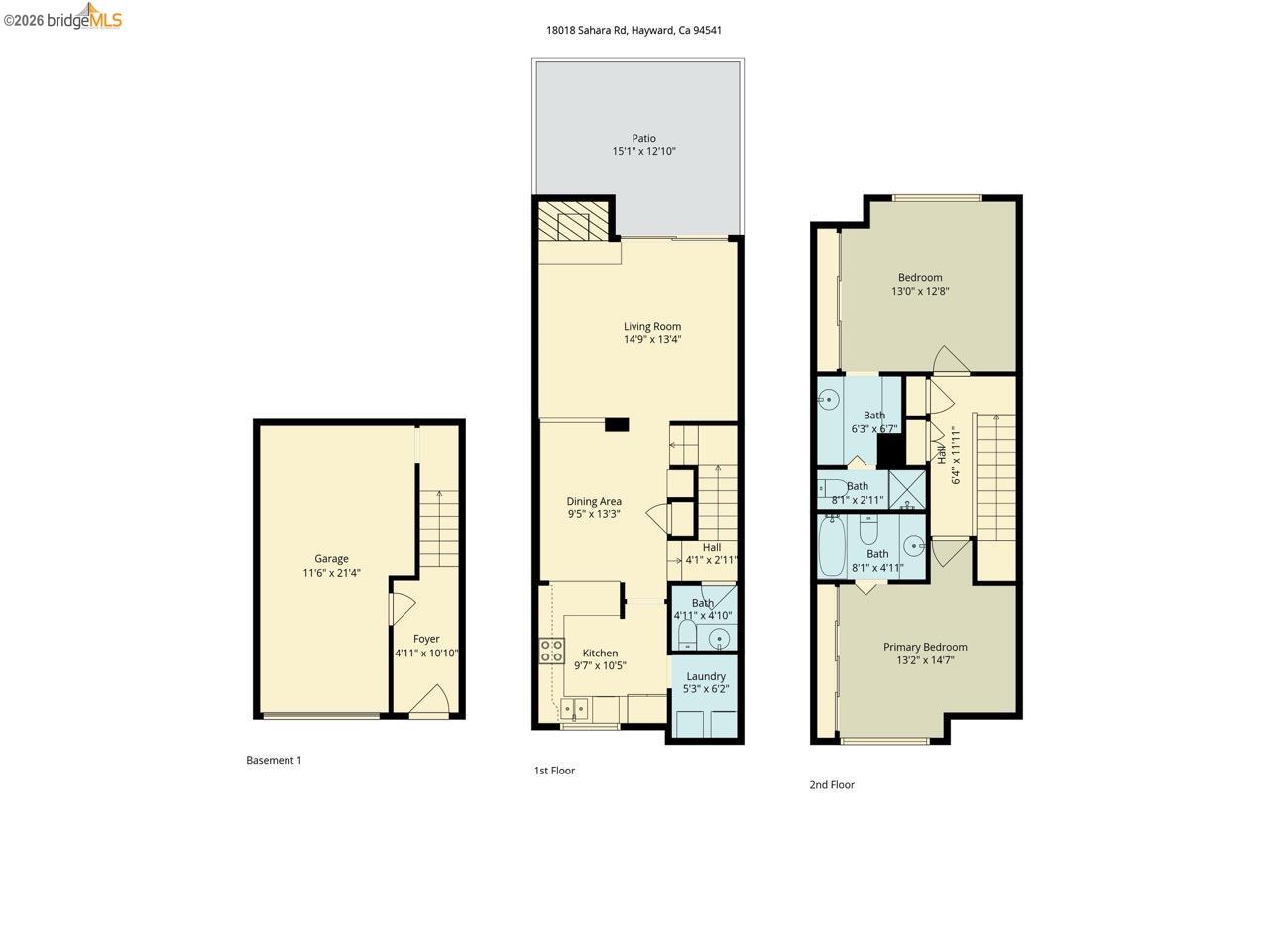 18018 Sahara Road Hayward, CA 94541 - Photo 20 of 20 View of home floor plan