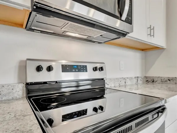 a close view of stove top oven