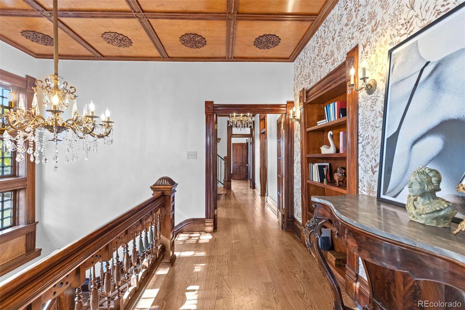 1389 Stuart Street Denver, CO 80204 - Photo 16 of 50 a view of entryway and hall with wooden floor