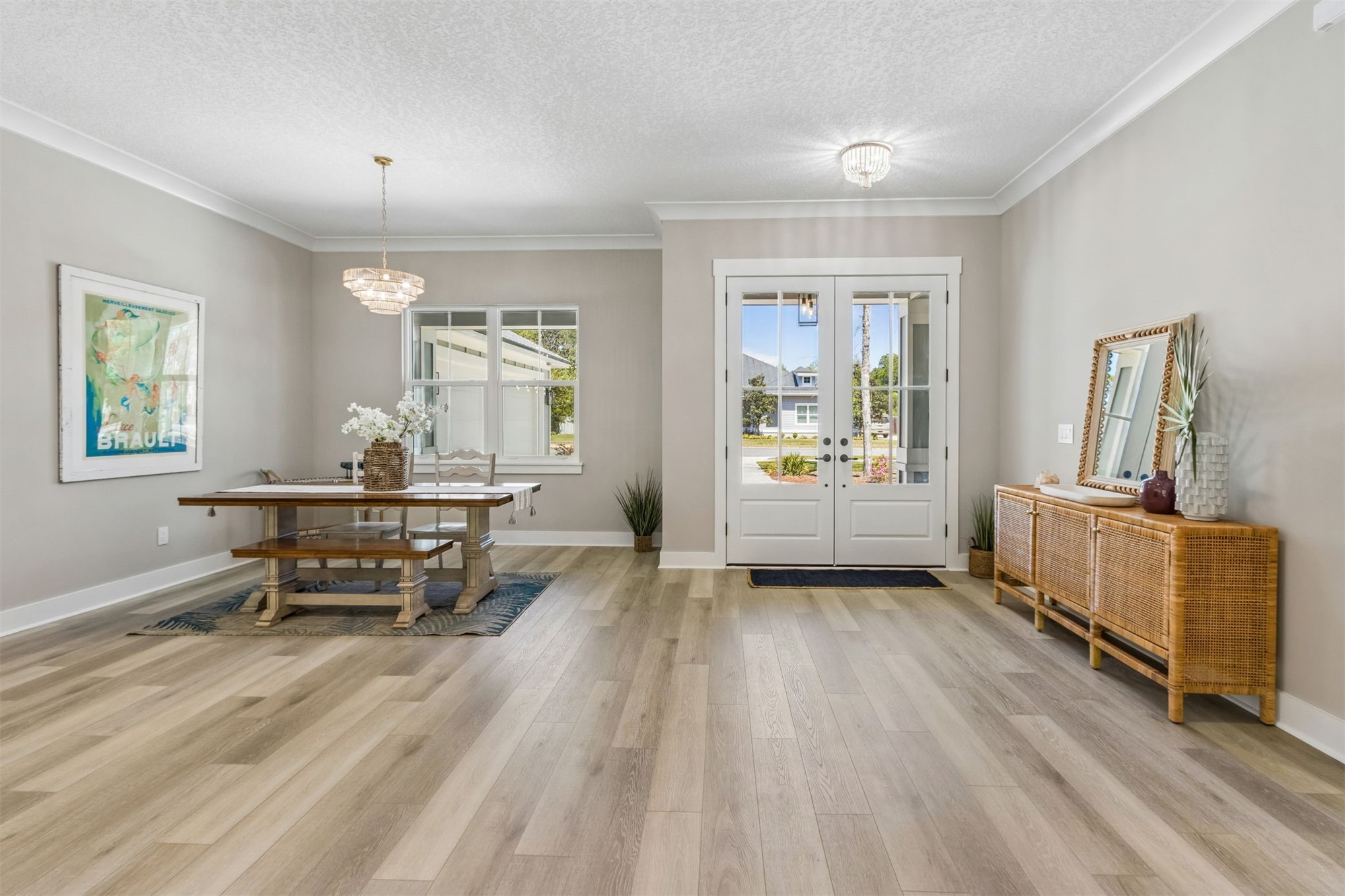 96050 Captains Pointe Road Yulee, FL 32097 - Photo 5 of 36 a living room with furniture and a wooden floor
