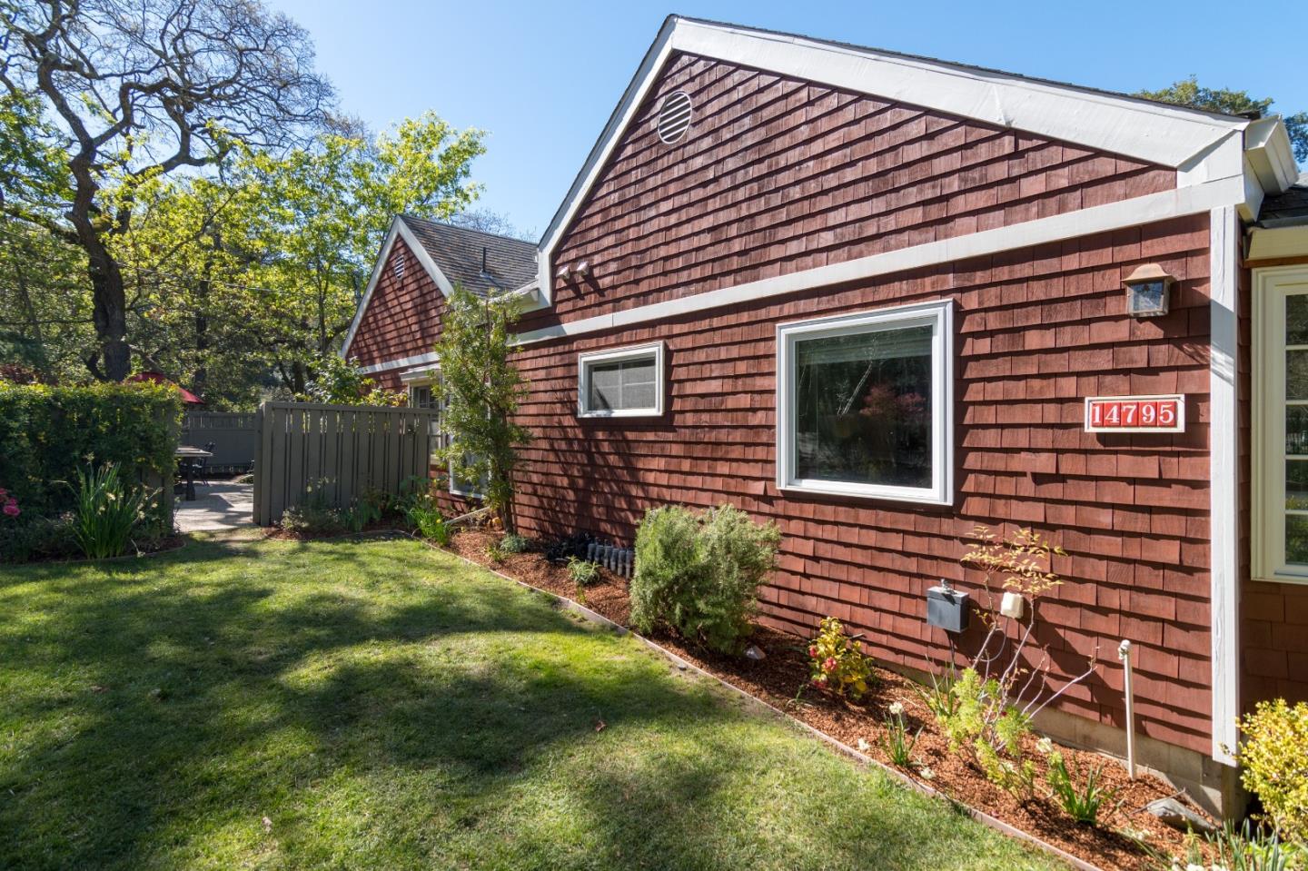 14795 Bohlman Road Saratoga, CA 95070 - Photo 4 of 50 a backyard of a house