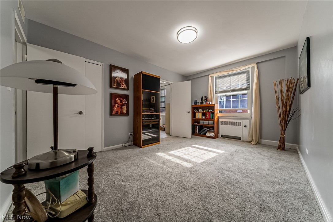 13800 Fairhill Road, Unit 306 Cleveland, OH 44120 - Photo 28 of 48 Large 2nd bedroom with attached office or bonus room and dual access, ideal as a private suite or 4th bedroom option.