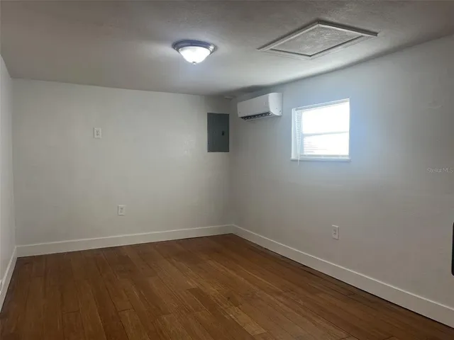 wooden floor in an empty room