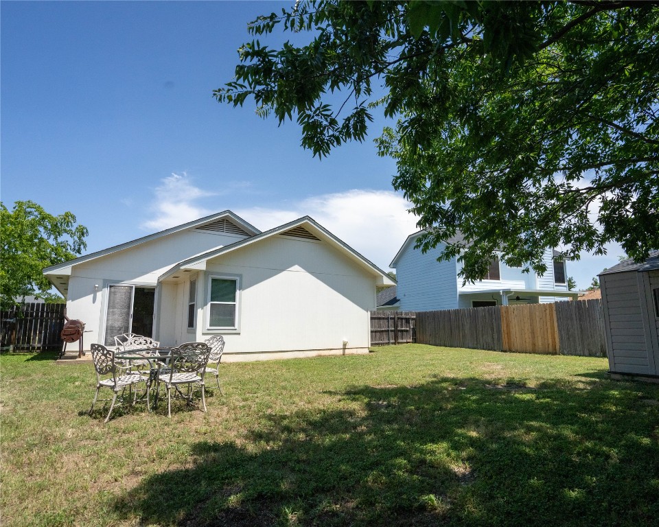 611 Penny Lane Cedar Park, TX 78613 - Photo 21 of 28 a front view of house with yard and seating area