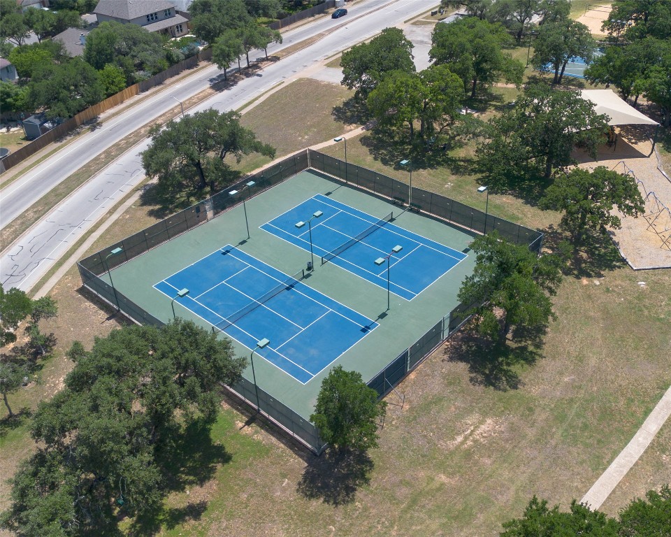 611 Penny Lane Cedar Park, TX 78613 - Photo 26 of 28 an aerial view of a tennis court