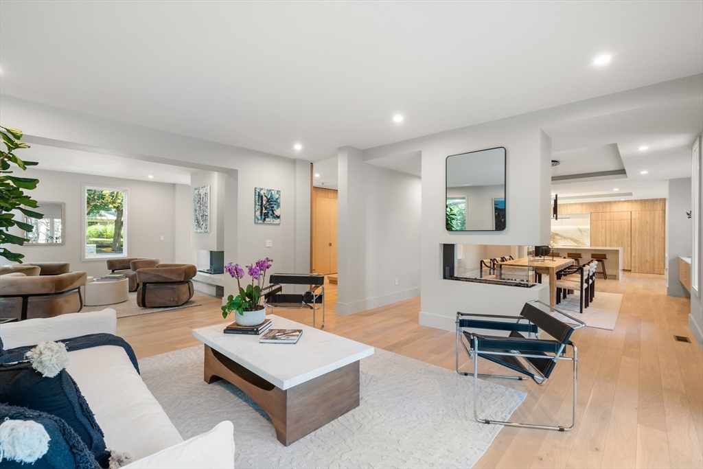 20 Old Farm Road Newton, MA 02459 - Photo 10 of 39 a living room with furniture and a wooden floor