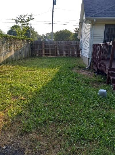 2041 Abingdon Drive La Vergne, TN 37086 - Photo 15 of 18 a view of a backyard with a fence