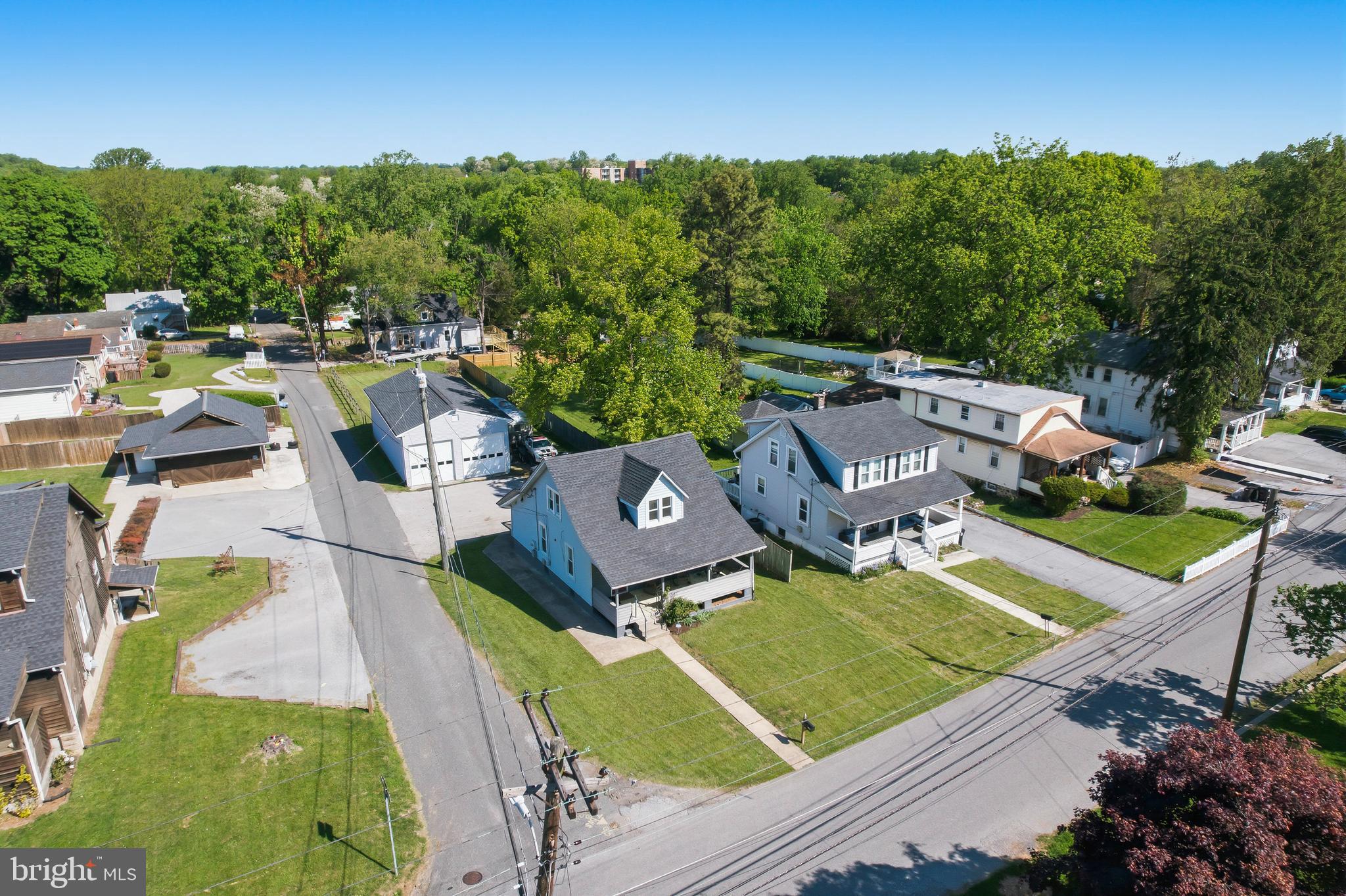 3700 Old Milford Mill Road Windsor Mill, MD 21244 - Photo 44 of 49 an aerial view of a house with garden space and street view