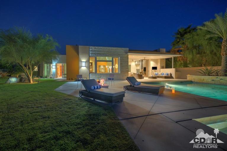 10 Rockcrest Rancho Mirage, CA 92270 - Photo 8 of 32 a view of a house with backyard sitting area and garden