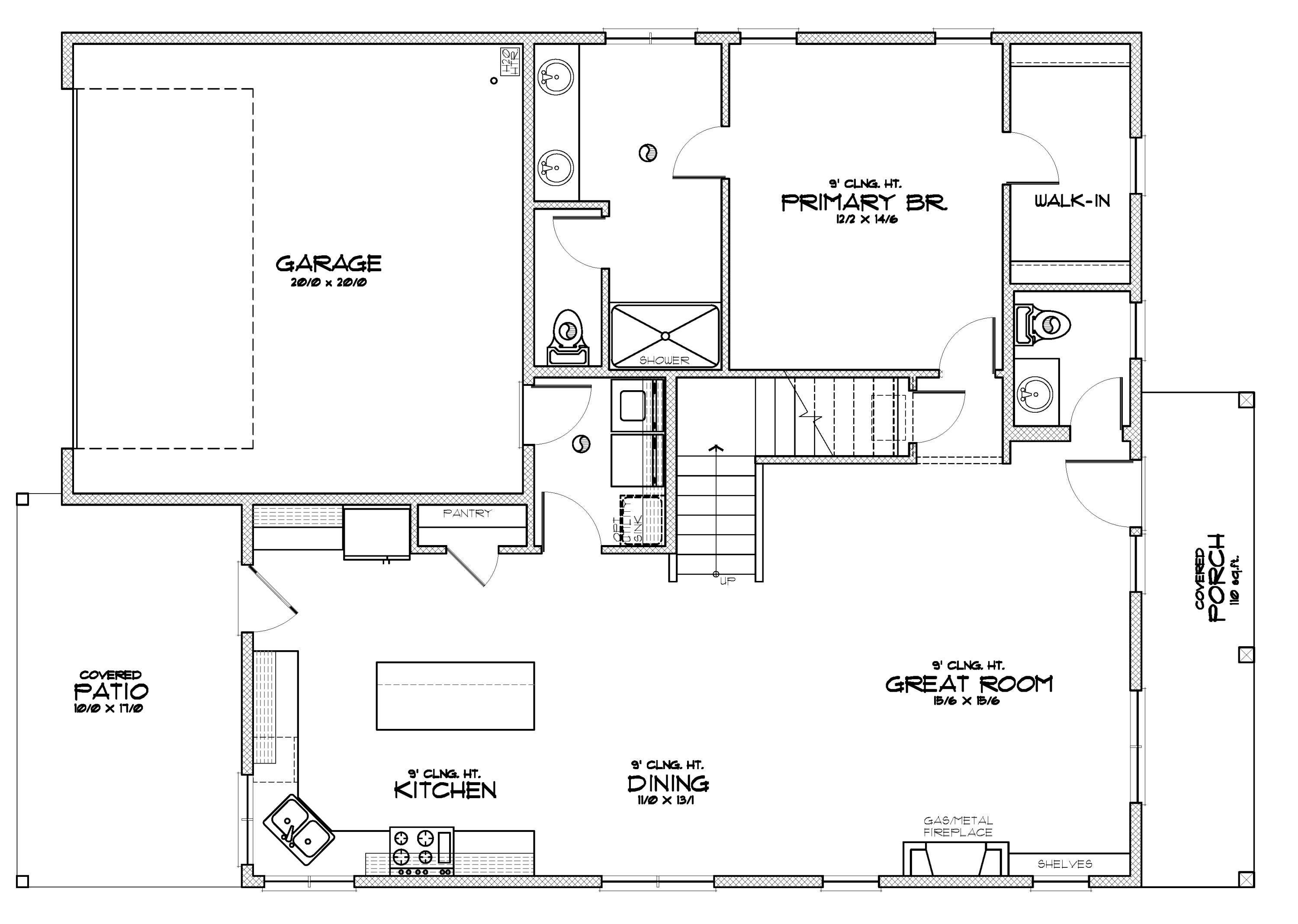 63349 O. B. Riley Road, Unit LOT 12 Bend, OR 97703 - Photo 22 of 23 Main Floor Plan