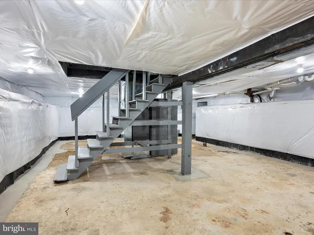 a room with gym equipment