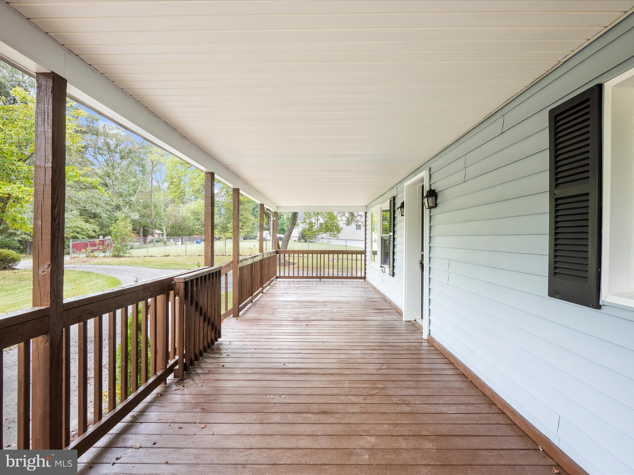 5660 New Cut Road Marbury, MD 20658 - Photo 33 of 38 a view of a balcony with wooden floor