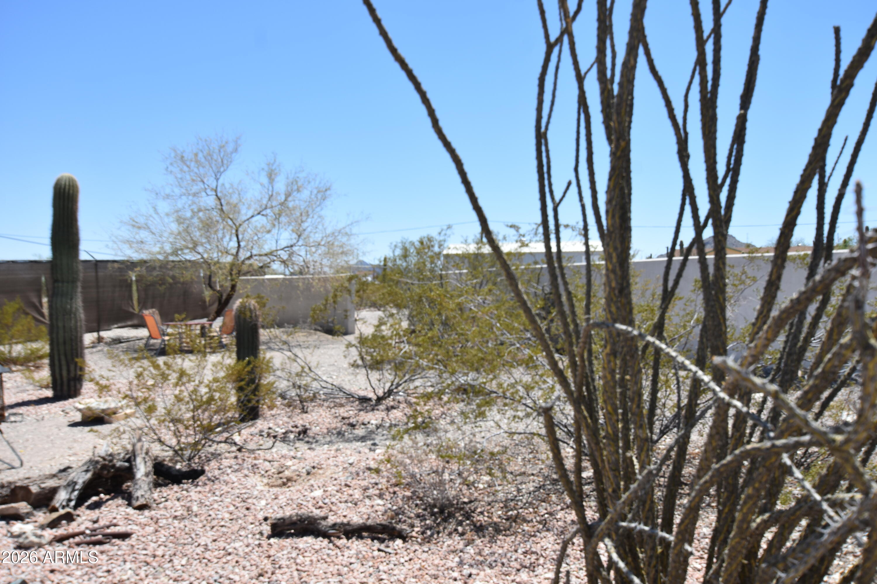1140 West Briggs Road Ajo, AZ 85321 - Photo 35 of 42 a view of a backyard of the house