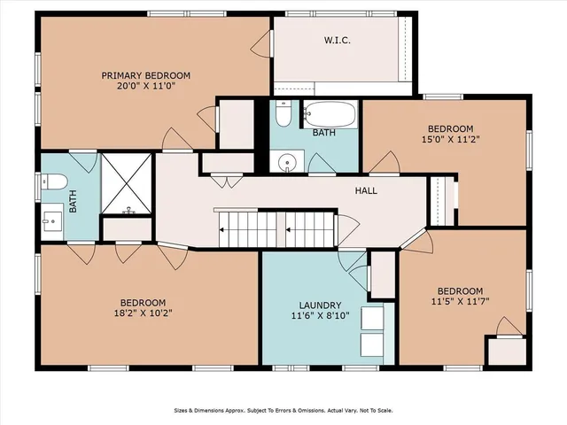 a picture of a room with a table and a painting