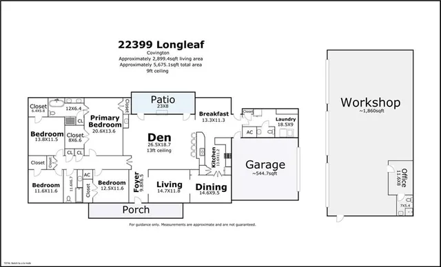 $575,000 | 22399 Longleaf Drive, Covington, LA 70435