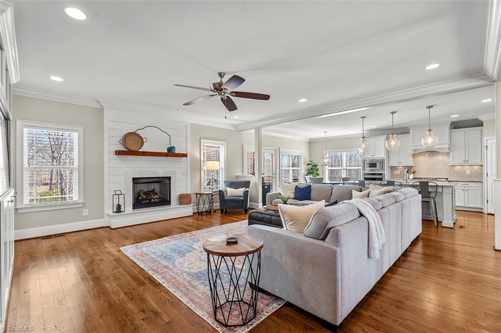6370 Gumwood Road Oak Ridge, NC 27310 - Photo 47 of 47 Open floor plan with 9 foot ceilings