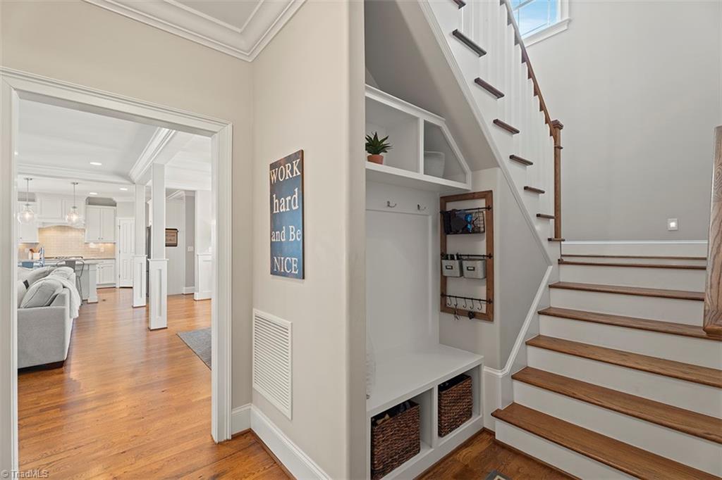 6370 Gumwood Road Oak Ridge, NC 27310 - Photo 21 of 47 Convenient drop zone outside of door to the garage