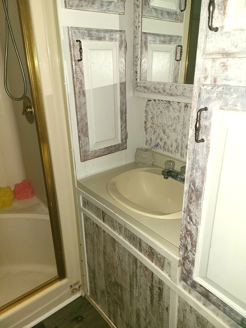 28-142 Woodhaven Sublette, IL 61367 - Photo 16 of 17 a bathroom with a tub and a shower