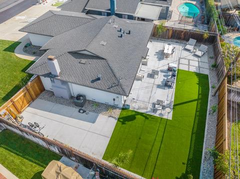 1364 Bouret Drive San Jose, CA 95118 - Photo 24 of 35 an aerial view of a house with a garden