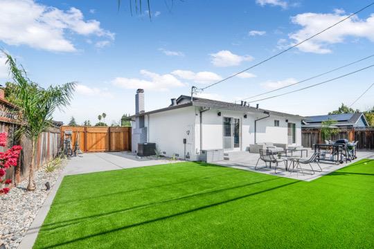 1364 Bouret Drive San Jose, CA 95118 - Photo 25 of 35 a house view with a sitting space and garden
