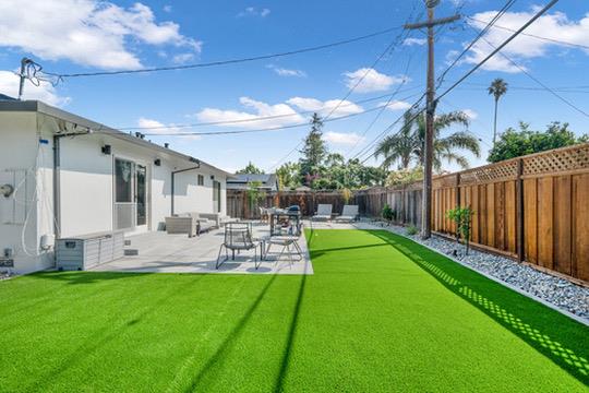 1364 Bouret Drive San Jose, CA 95118 - Photo 30 of 35 a view of a house with backyard sitting area and garden