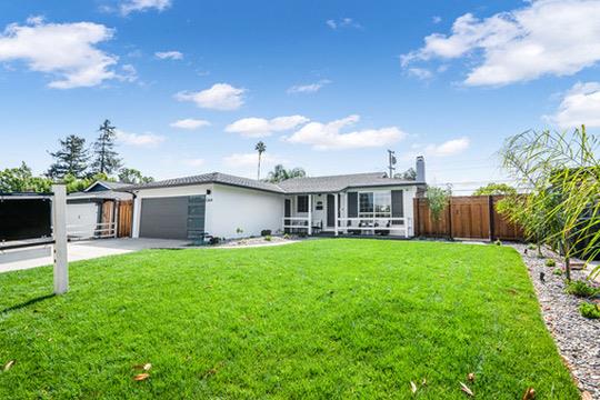 1364 Bouret Drive San Jose, CA 95118 - Photo 4 of 35 a front view of a house with garden