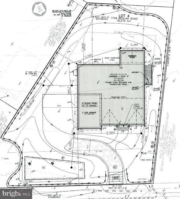 1749 Beulah Road Vienna, VA 22182 - Photo 3 of 88 Lot 4 Site Plan